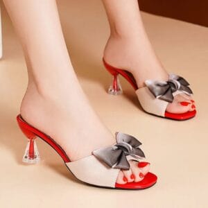 Bowknot sandals for women